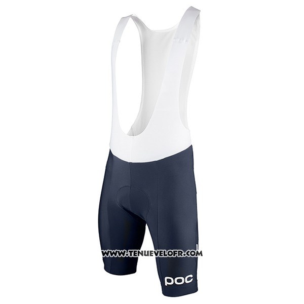 2017 Maillot Ciclismo Suede Jaune et Bleu Manches Courtes et Cuissard